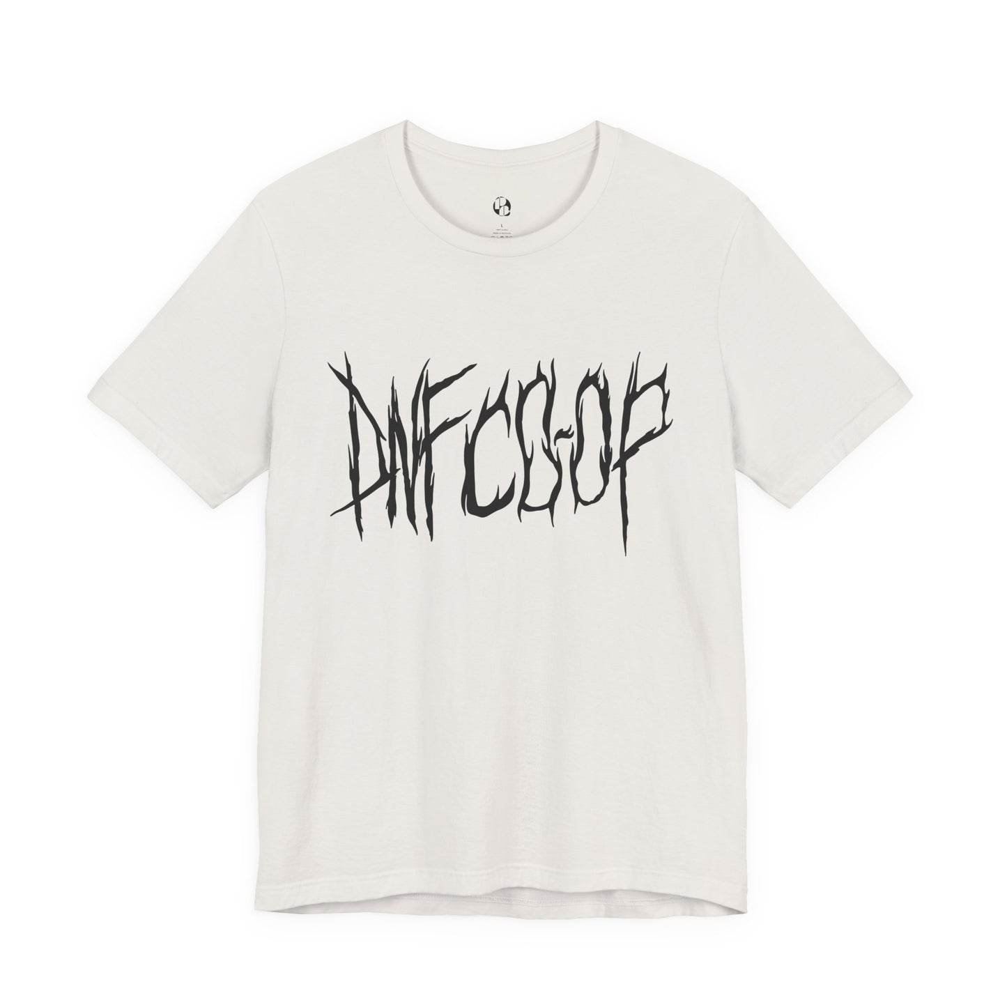 "DNF CO-OP" Tee-Shirt with Typography by Paige Brown
