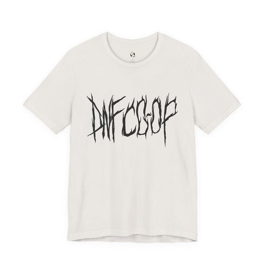 "DNF CO-OP" Tee-Shirt with Typography by Paige Brown
