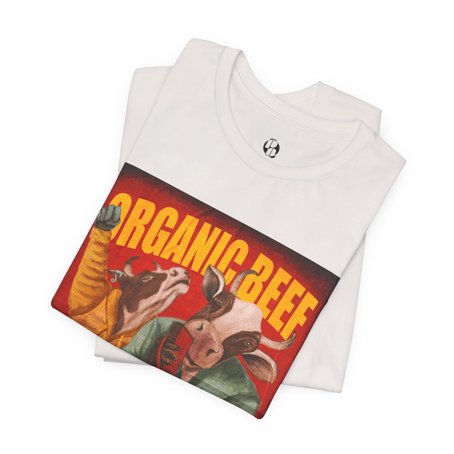 "Organic Beef" Tee-Shirt, album cover by Paige Brown