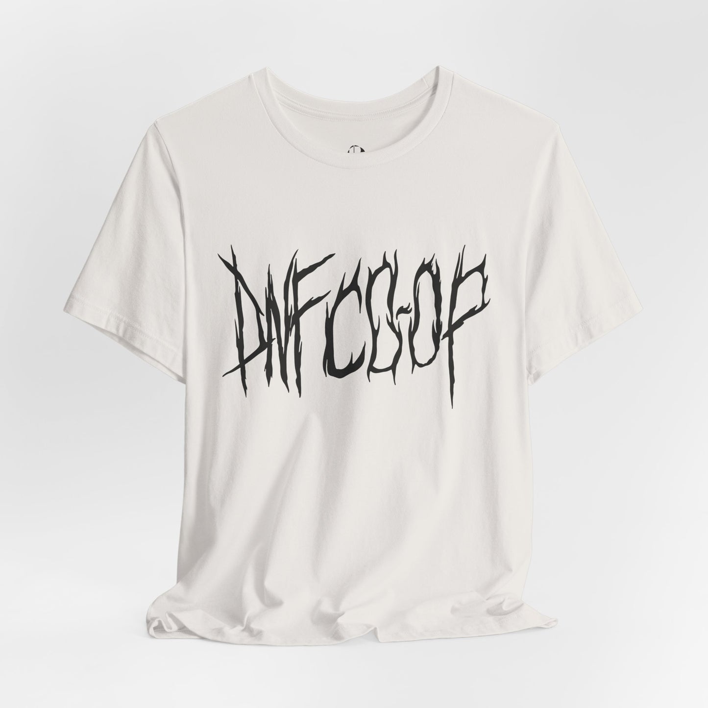 "DNF CO-OP" Tee-Shirt with Typography by Paige Brown