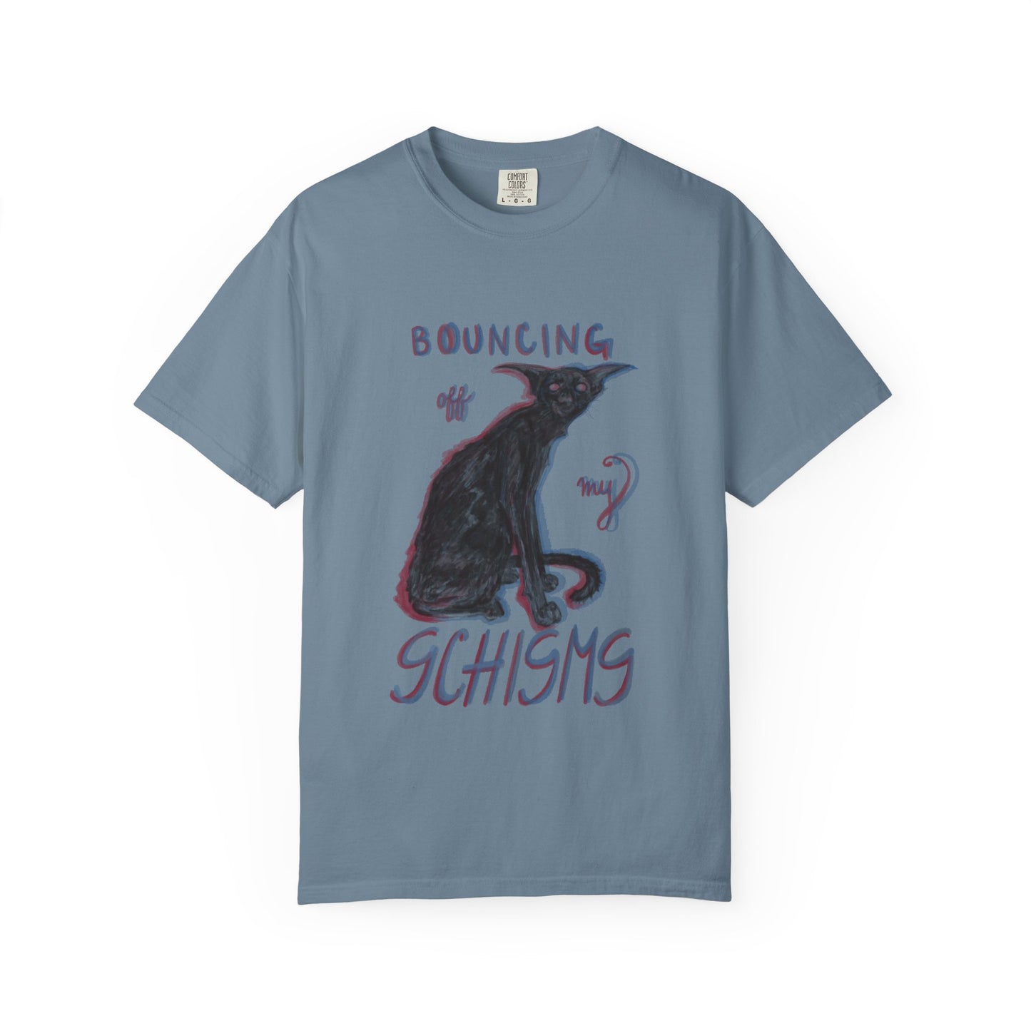 “Schisms” tee shirt design by Paige Brown - Comfort Colors