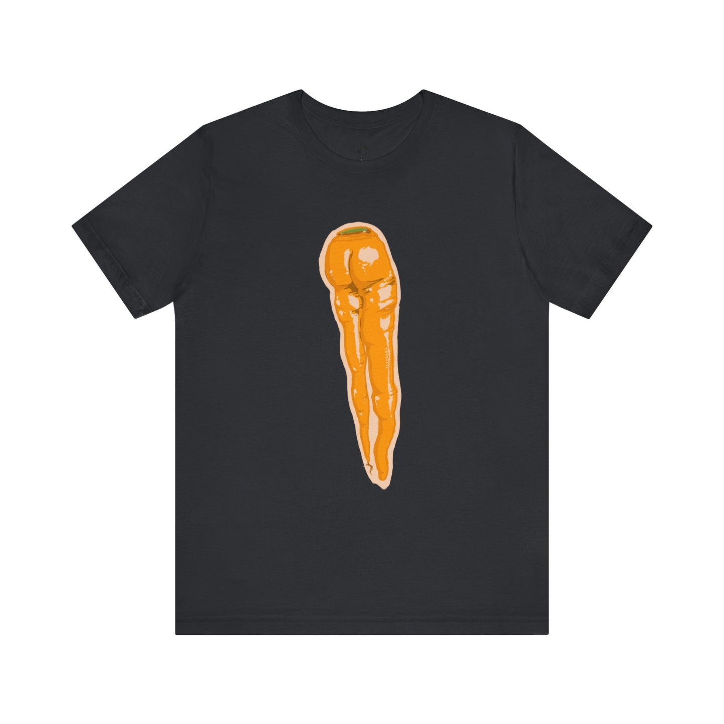 “Carrot Booty” tee shirt designed by Paige Brown
