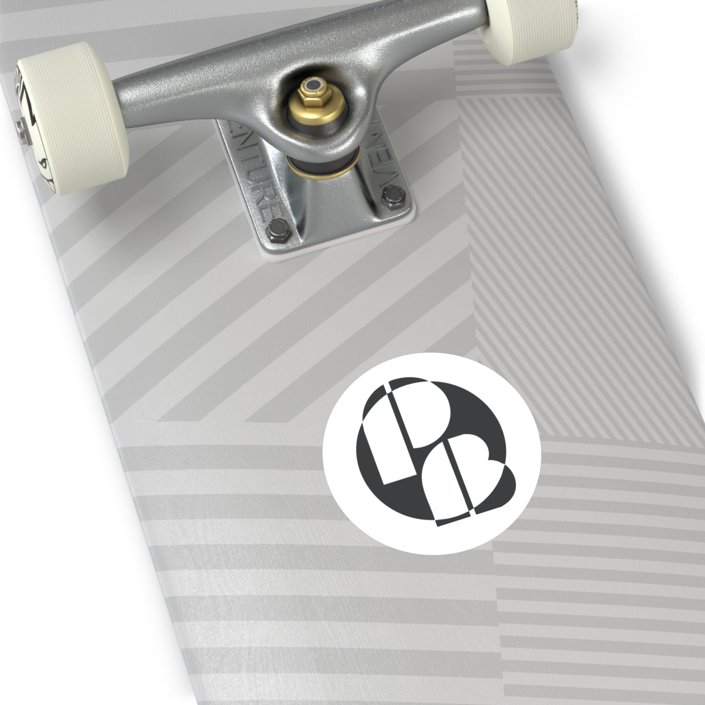 PBrownie Logo Round Sticker