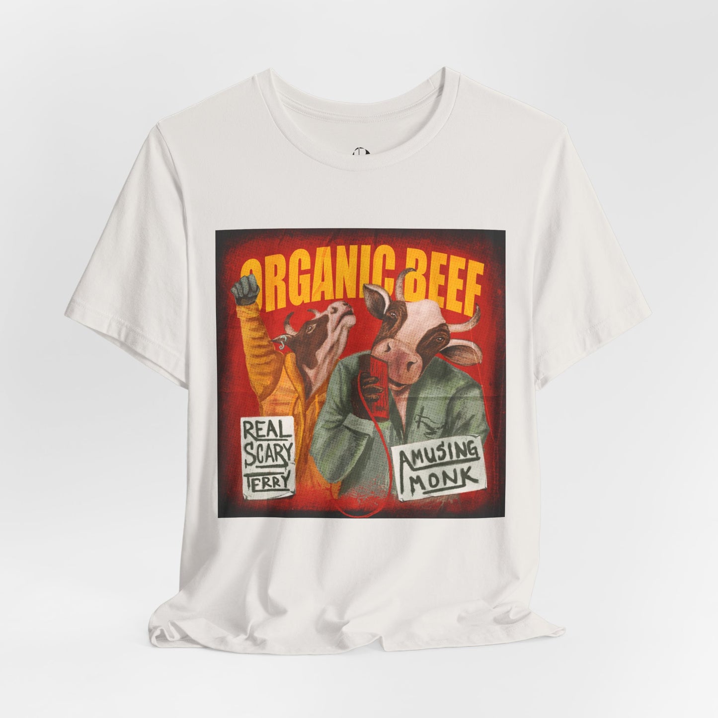 "Organic Beef" Tee-Shirt, album cover by Paige Brown