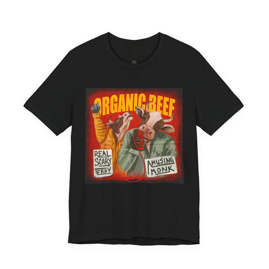 "Organic Beef" Tee-Shirt, album cover by Paige Brown