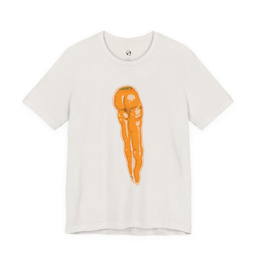 “Carrot Booty” tee shirt designed by Paige Brown