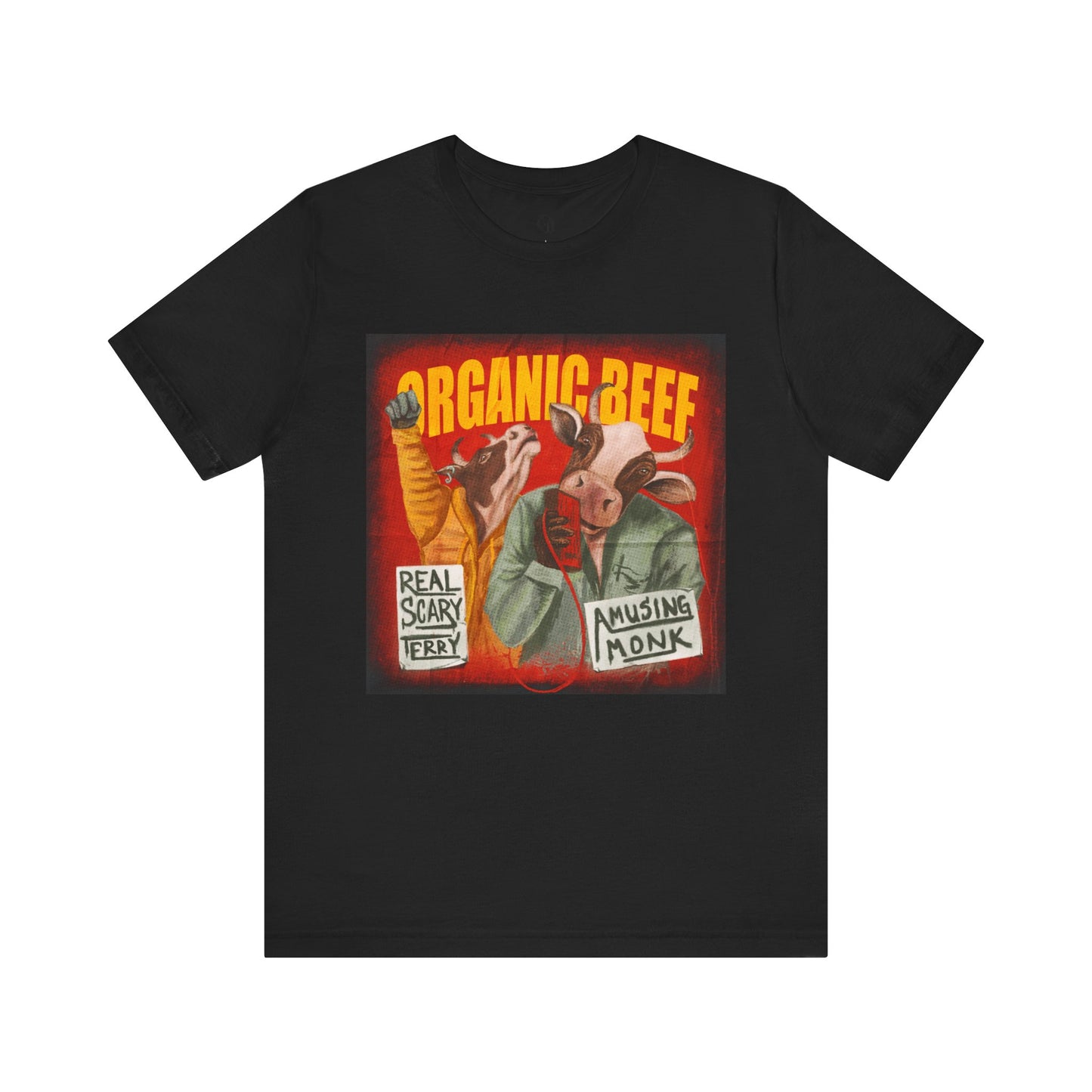 "Organic Beef" Tee-Shirt, album cover by Paige Brown