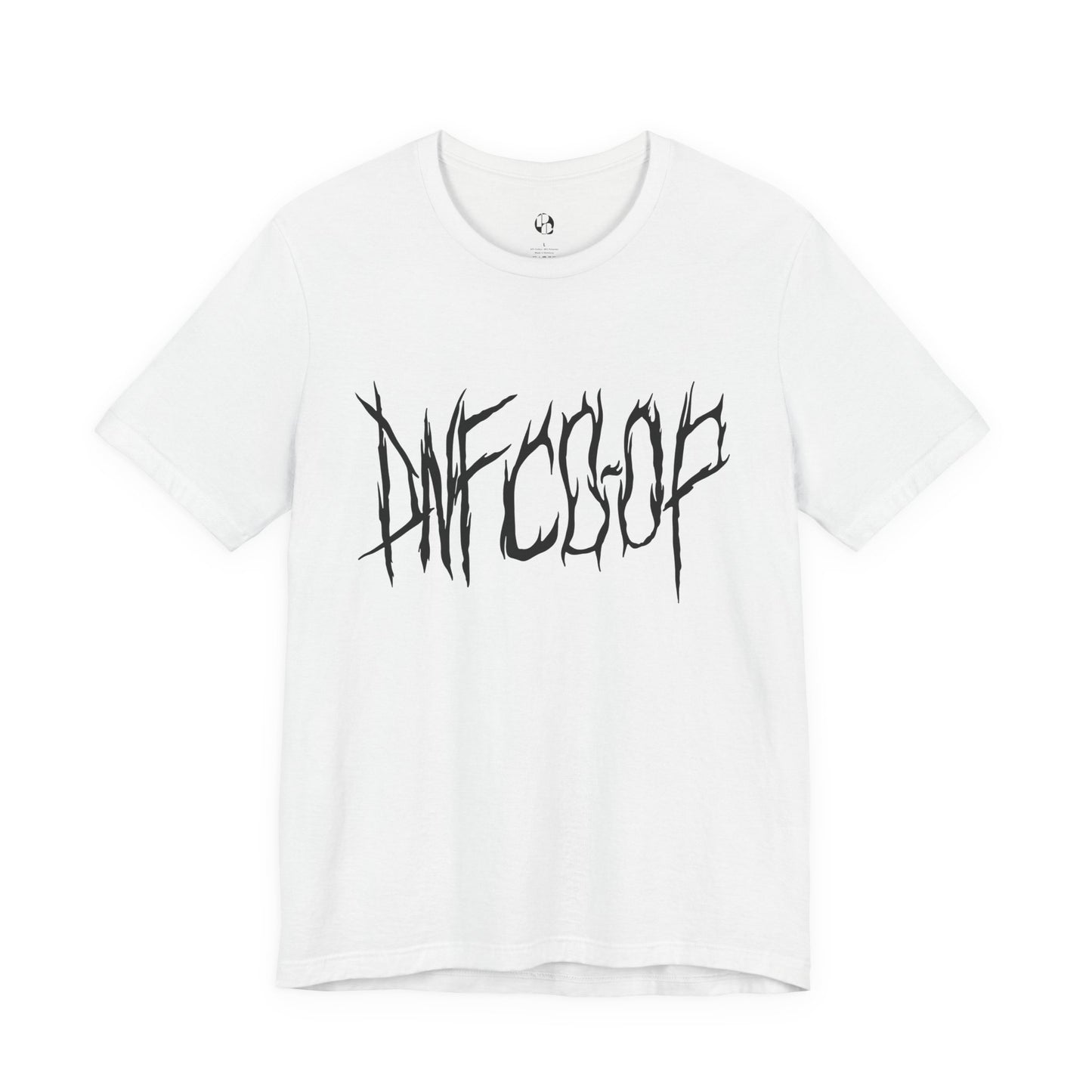 "DNF CO-OP" Tee-Shirt with Typography by Paige Brown