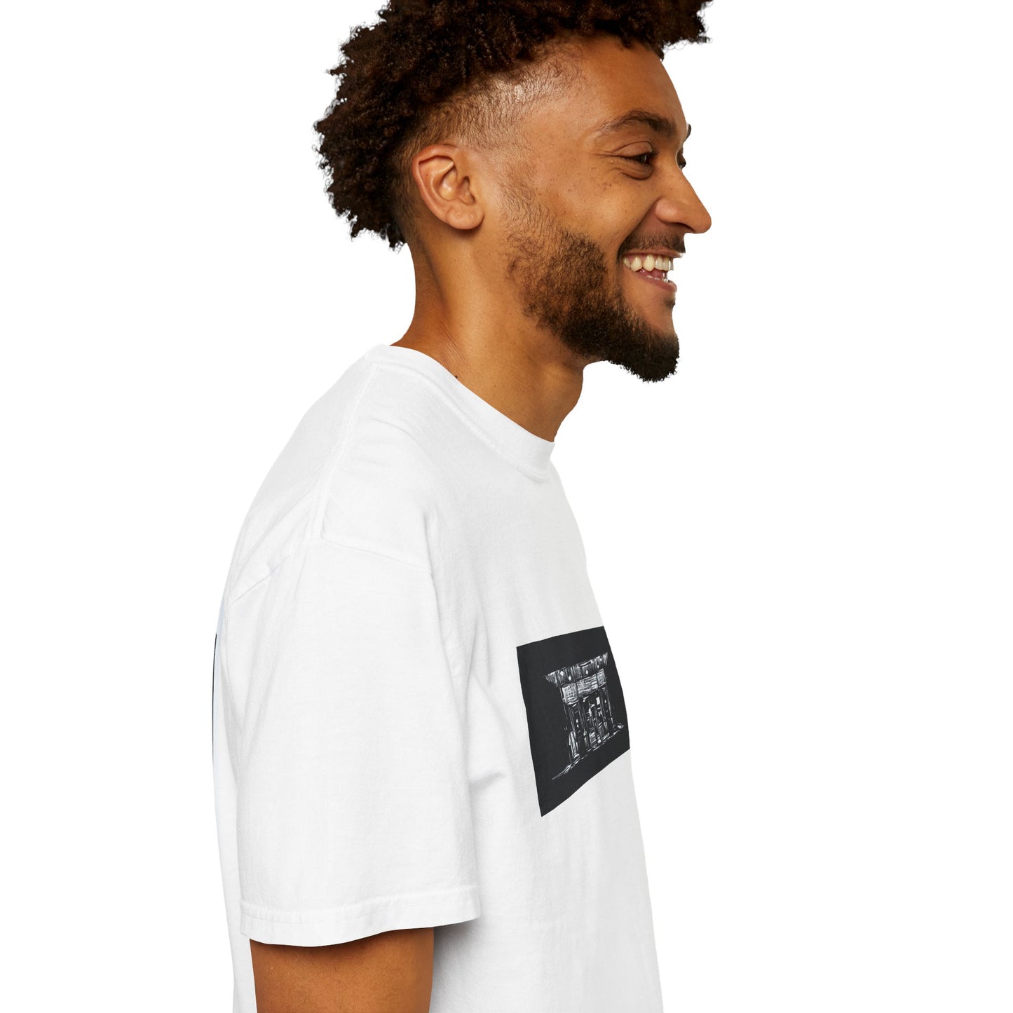 "Focus"  T-shirt Woodblock Print by Paige Brown Comfort Colors